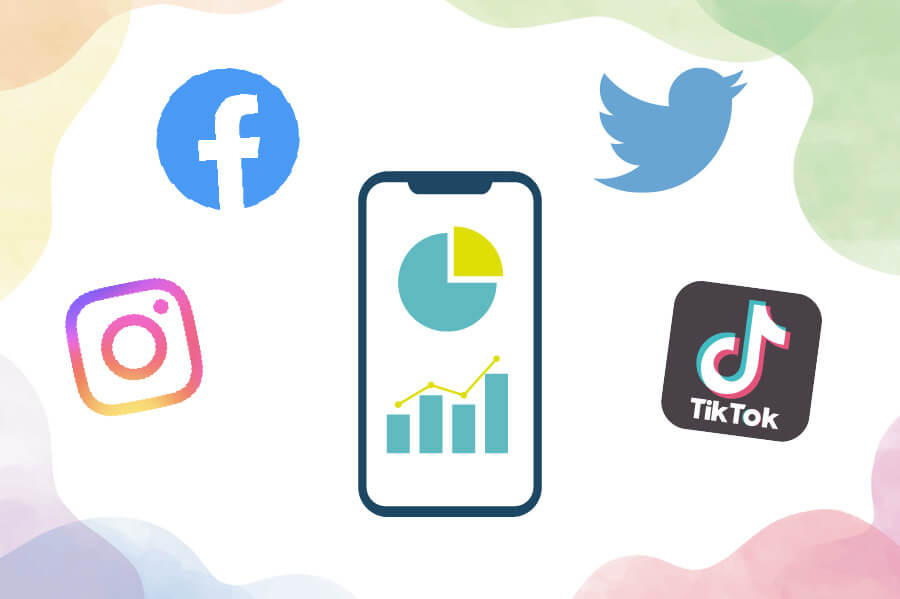 各SNSにおけるリーチ