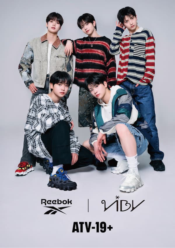 全員が10代！期待の新人日本人5人組ボーイズグループVIBYが「Reebok」アンバサダーに就任決定！